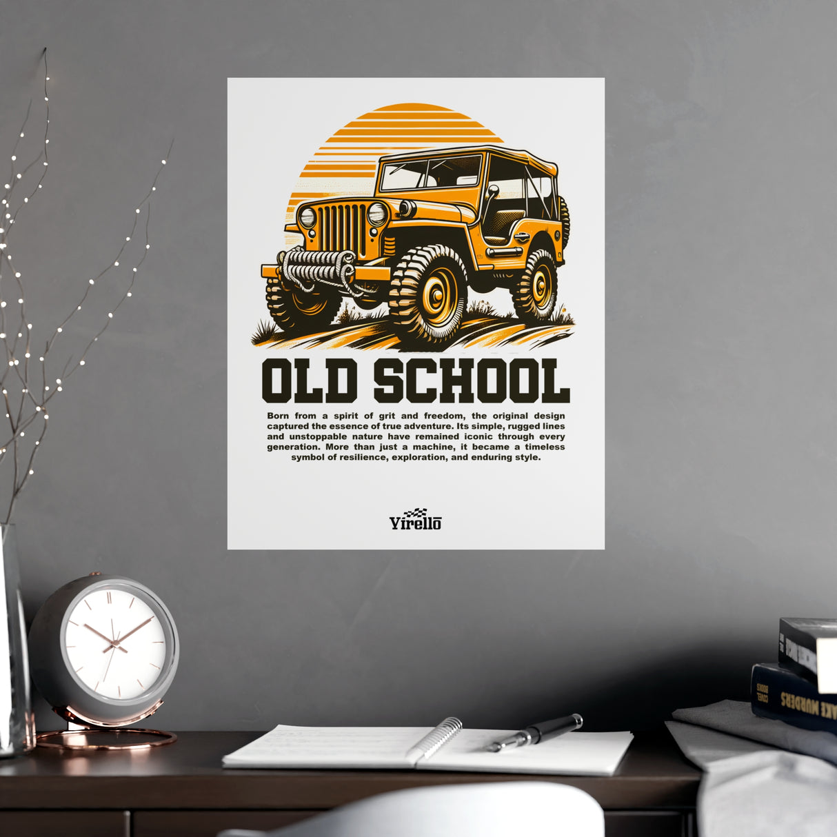 1944–1986 Jeep Wrangler Poster