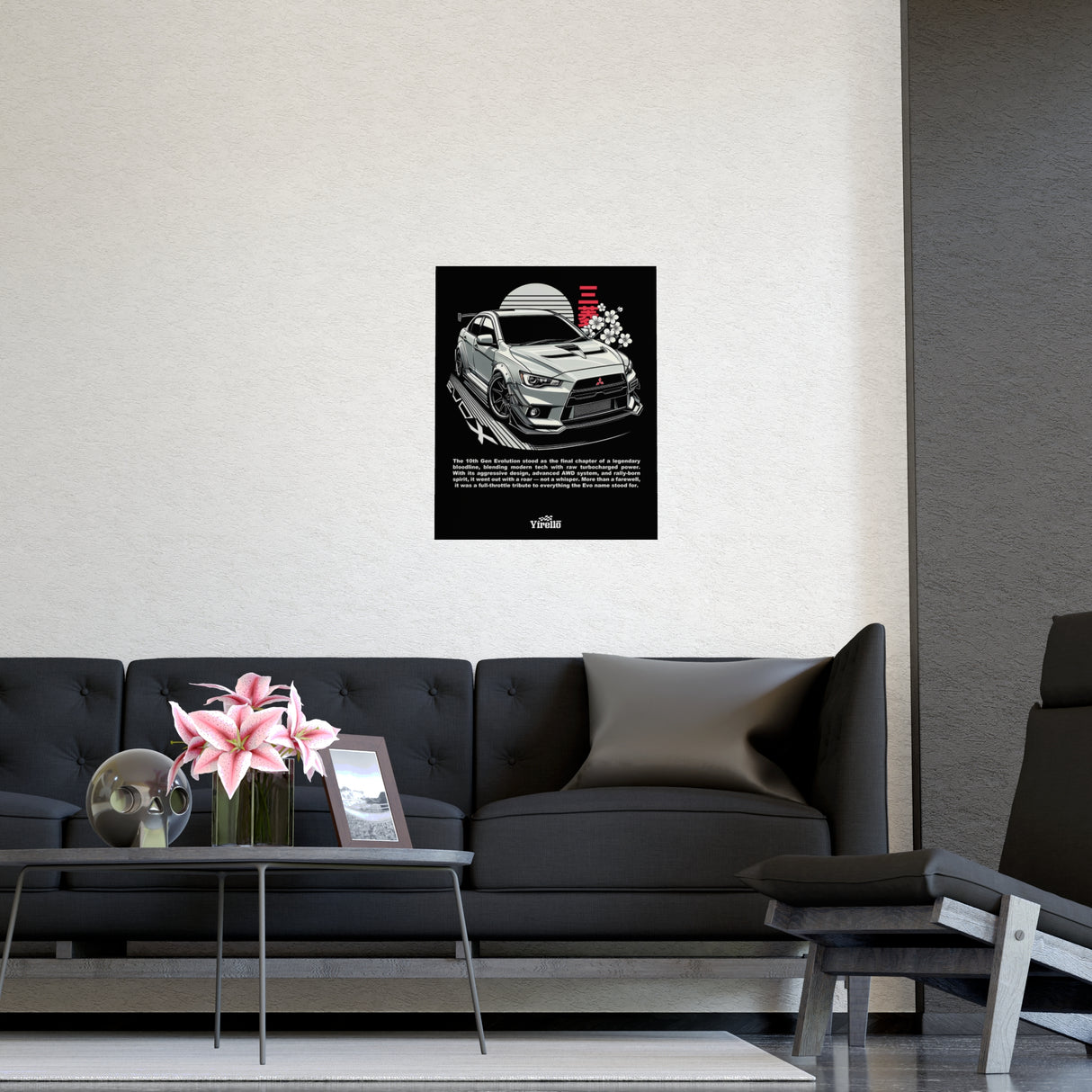 2008–2015 Mitsubishi Evolution X Poster