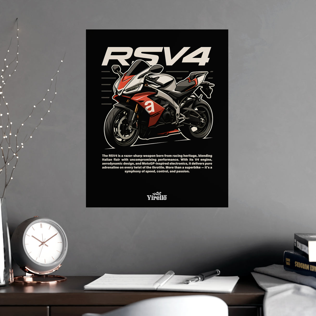 Aprilia RSV4 Poster