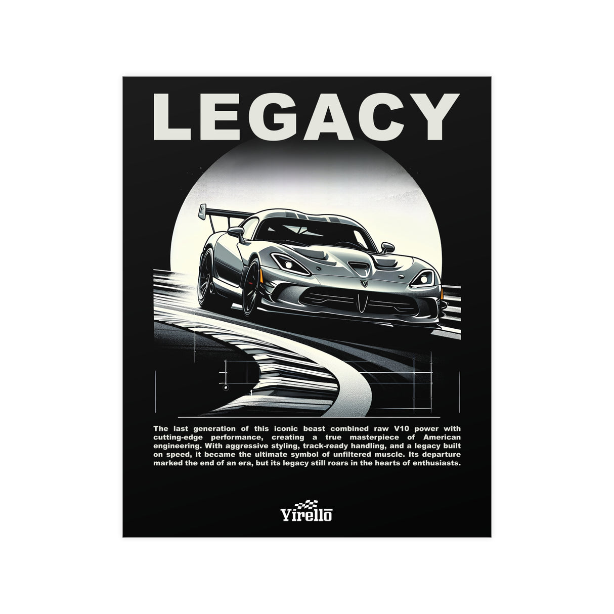 2013–2017 Dodge Viper (VX I) Poster