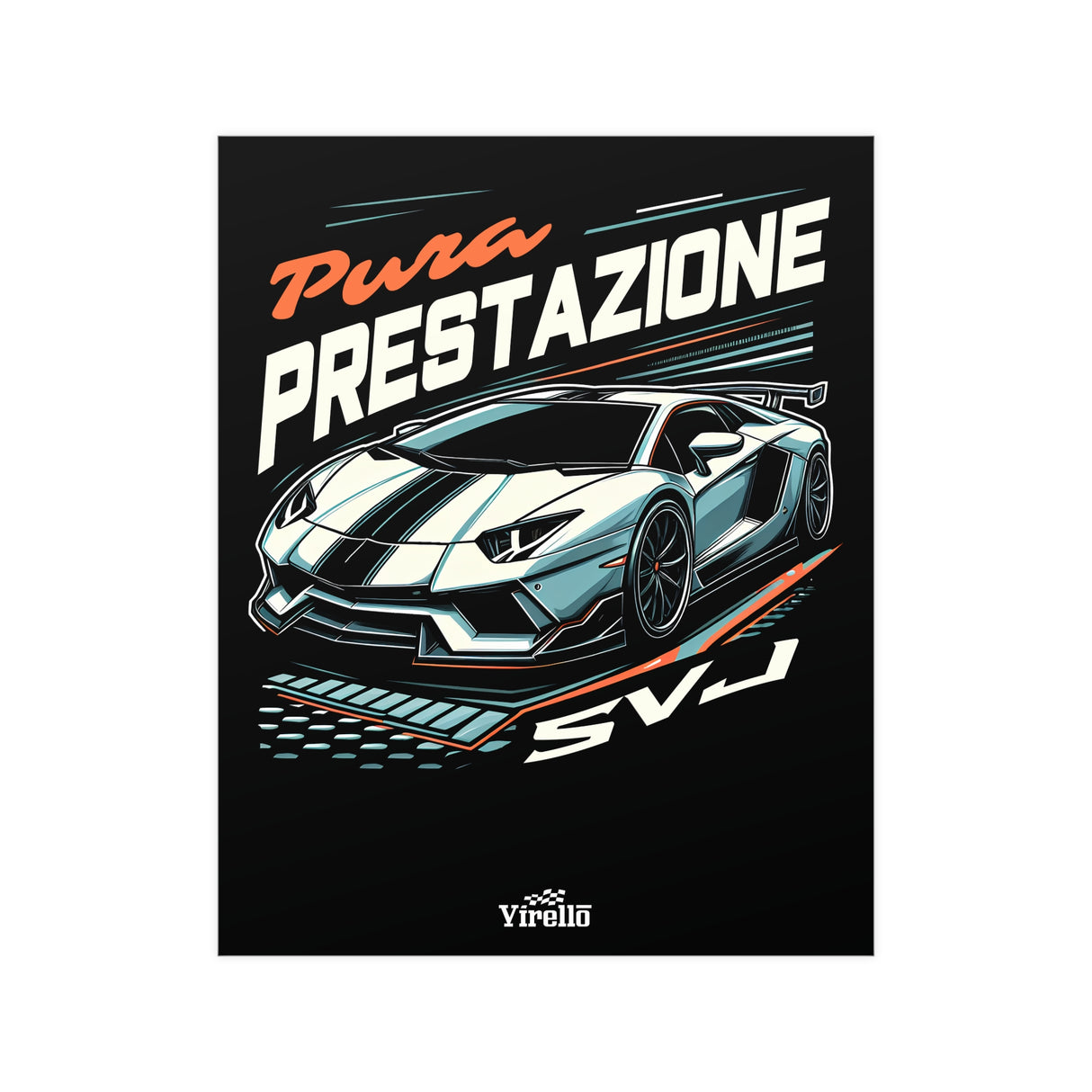 2011–2022 Lamborghini Aventador Poster