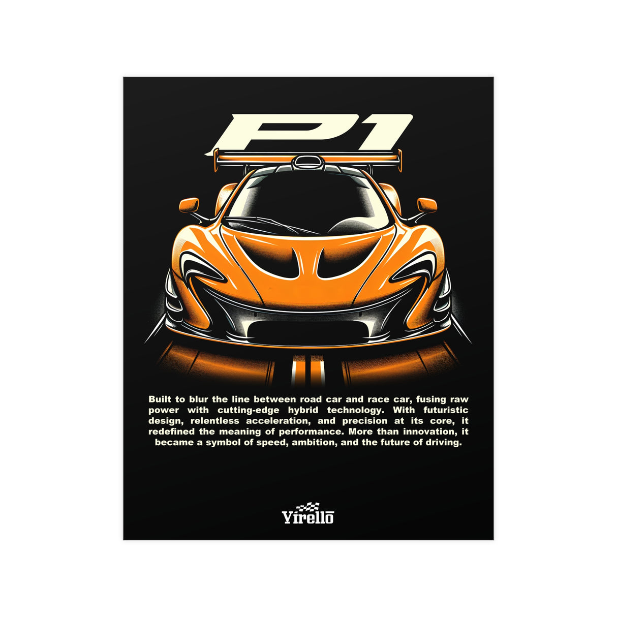 2013–2015 McLaren P1 Poster