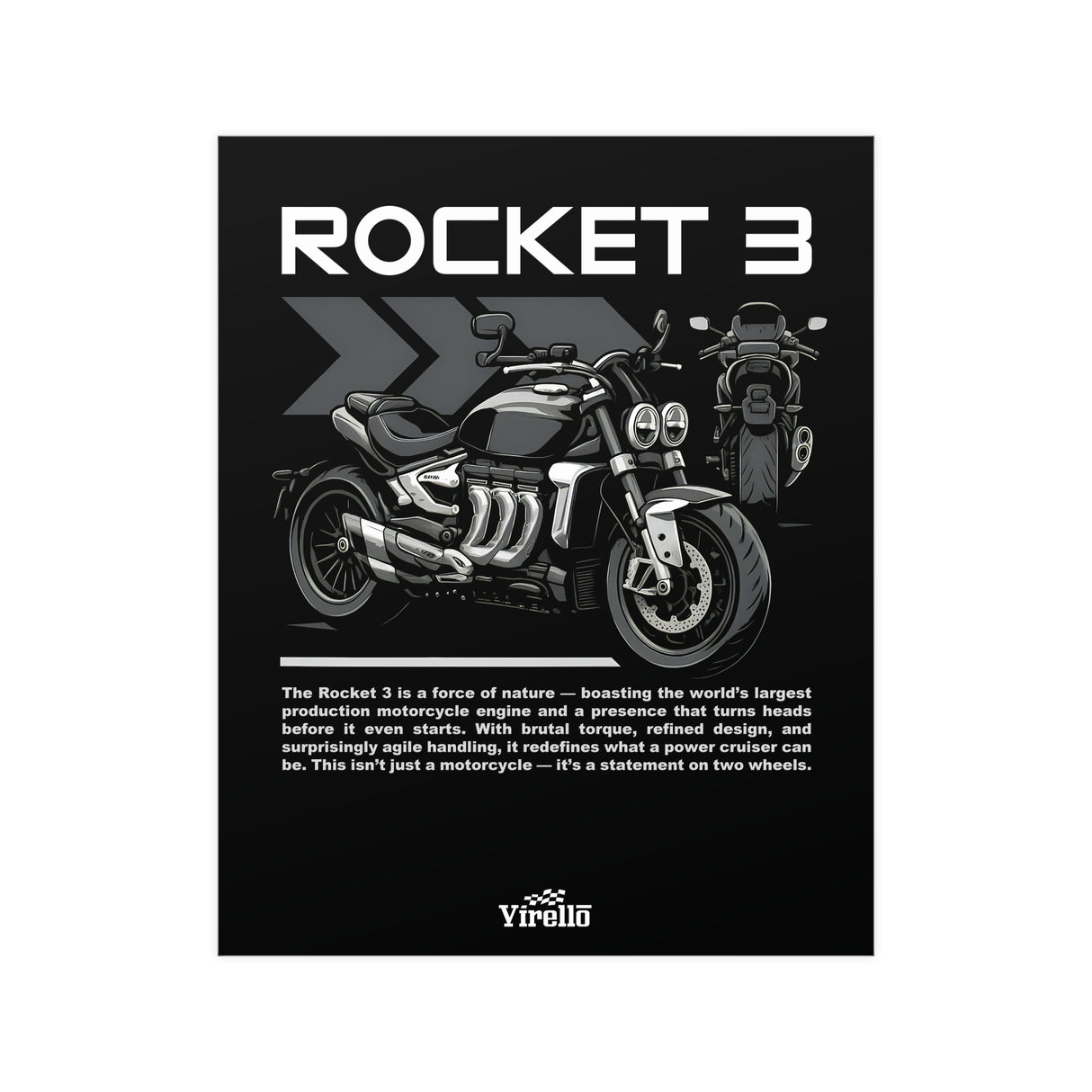 Triumph Rocket 3 Poster