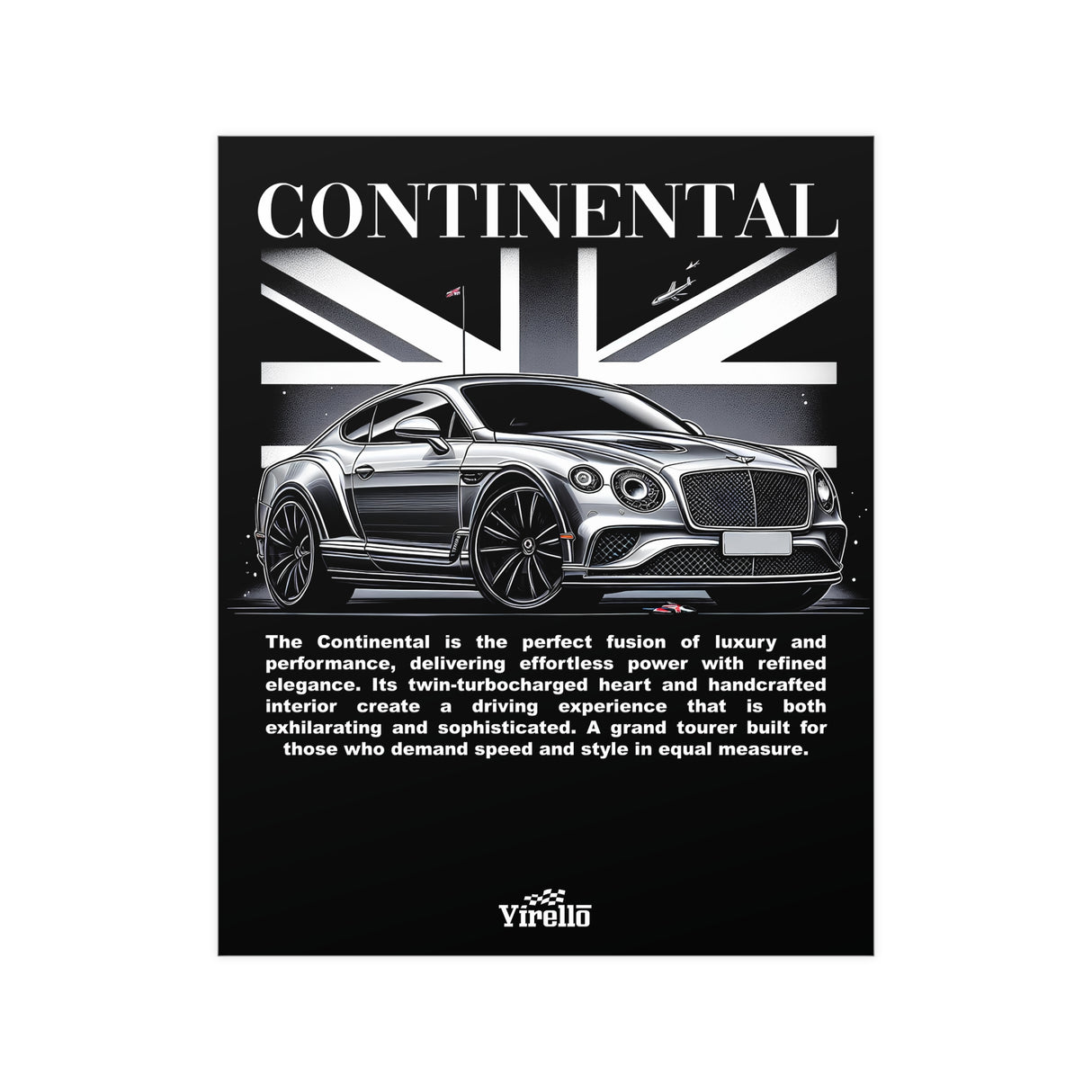 2018+ Bentley Continental GT Poster