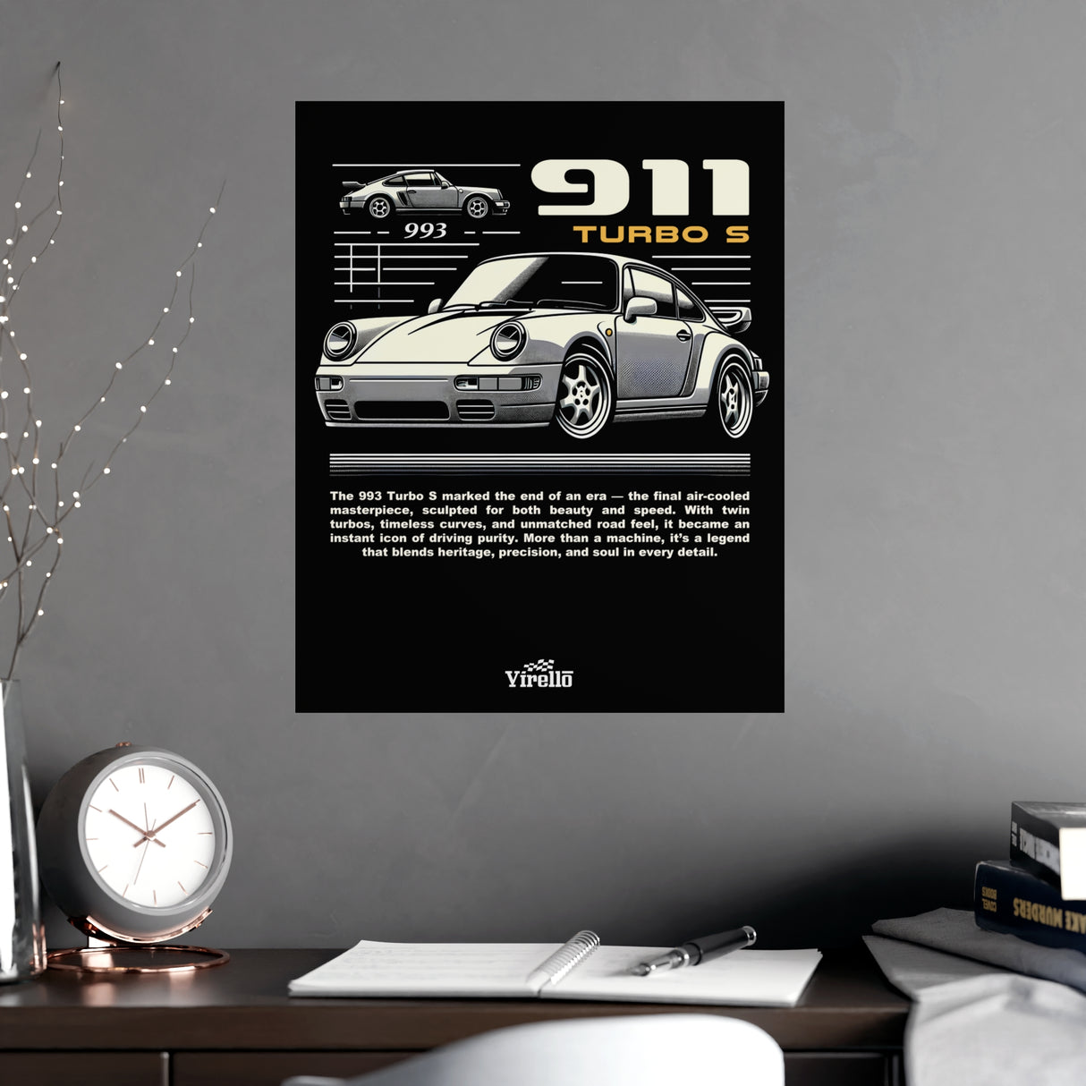 1995-1998 Porsche 911 Turbo S (993) Poster