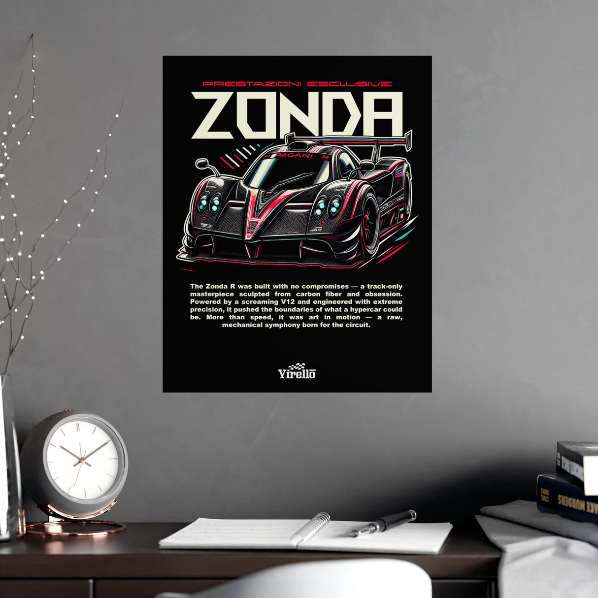 2009-2011 Pagani Zonda R Poster