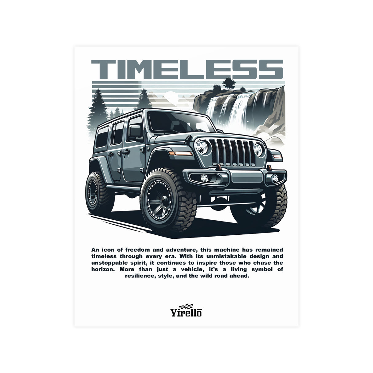 2018+ Jeep Wrangler Poster