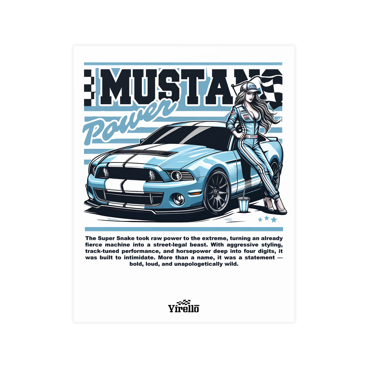 2010–2014 Ford Mustang Super Snake Poster