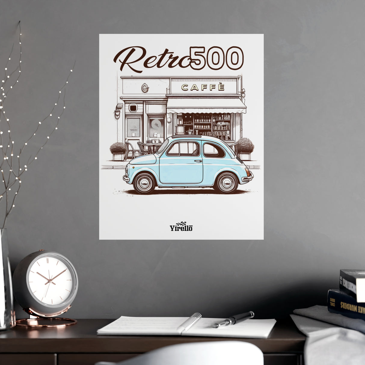1957–1975 Fiat 500 Poster