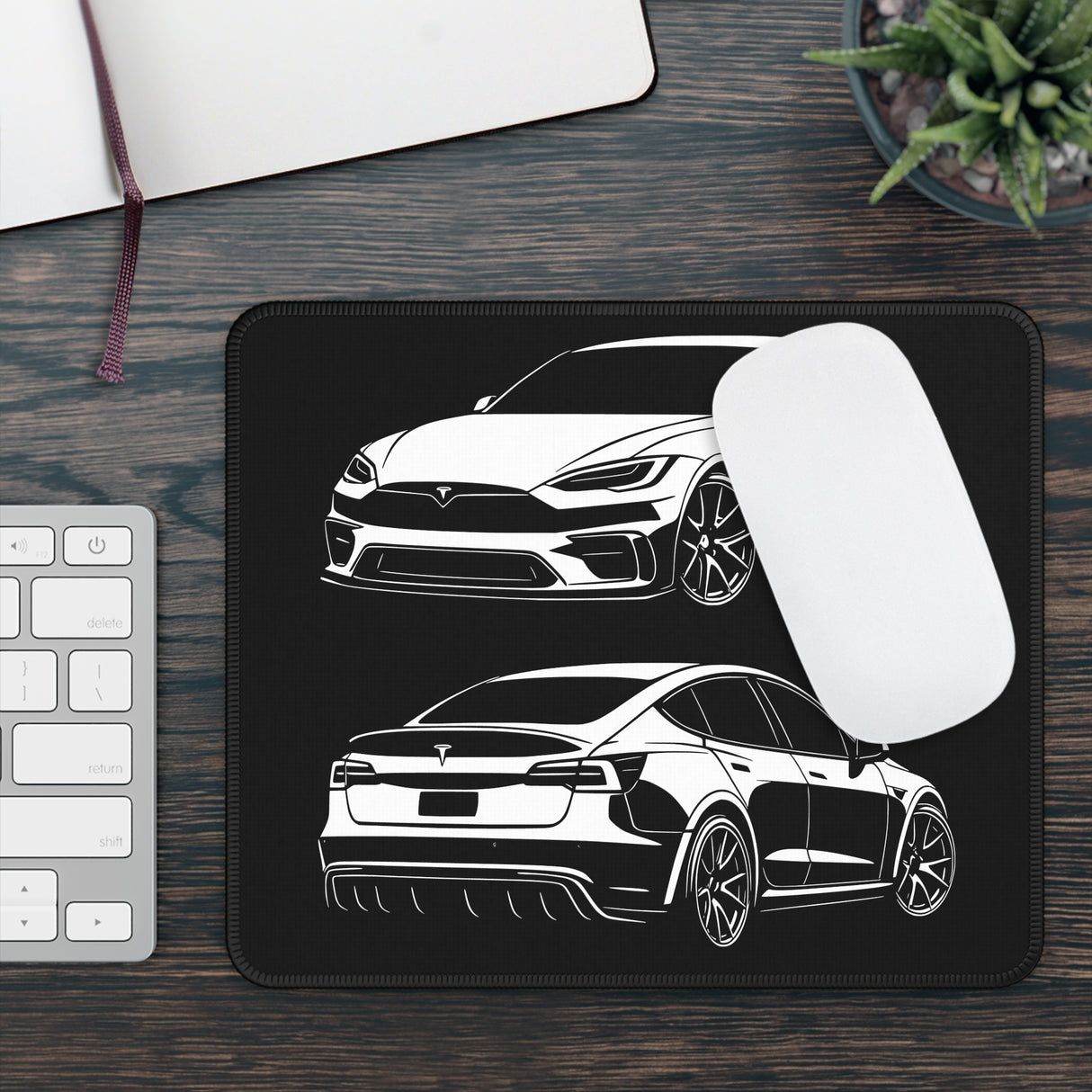 2021+ Tesla Model S Plaid Mouse Pad