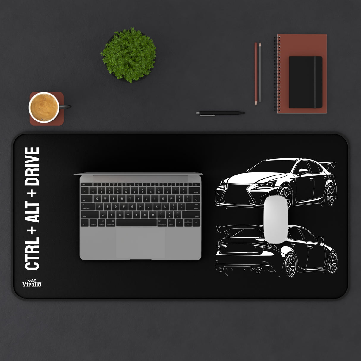 2014-2020 Lexus IS350 F Sport Desk Mat