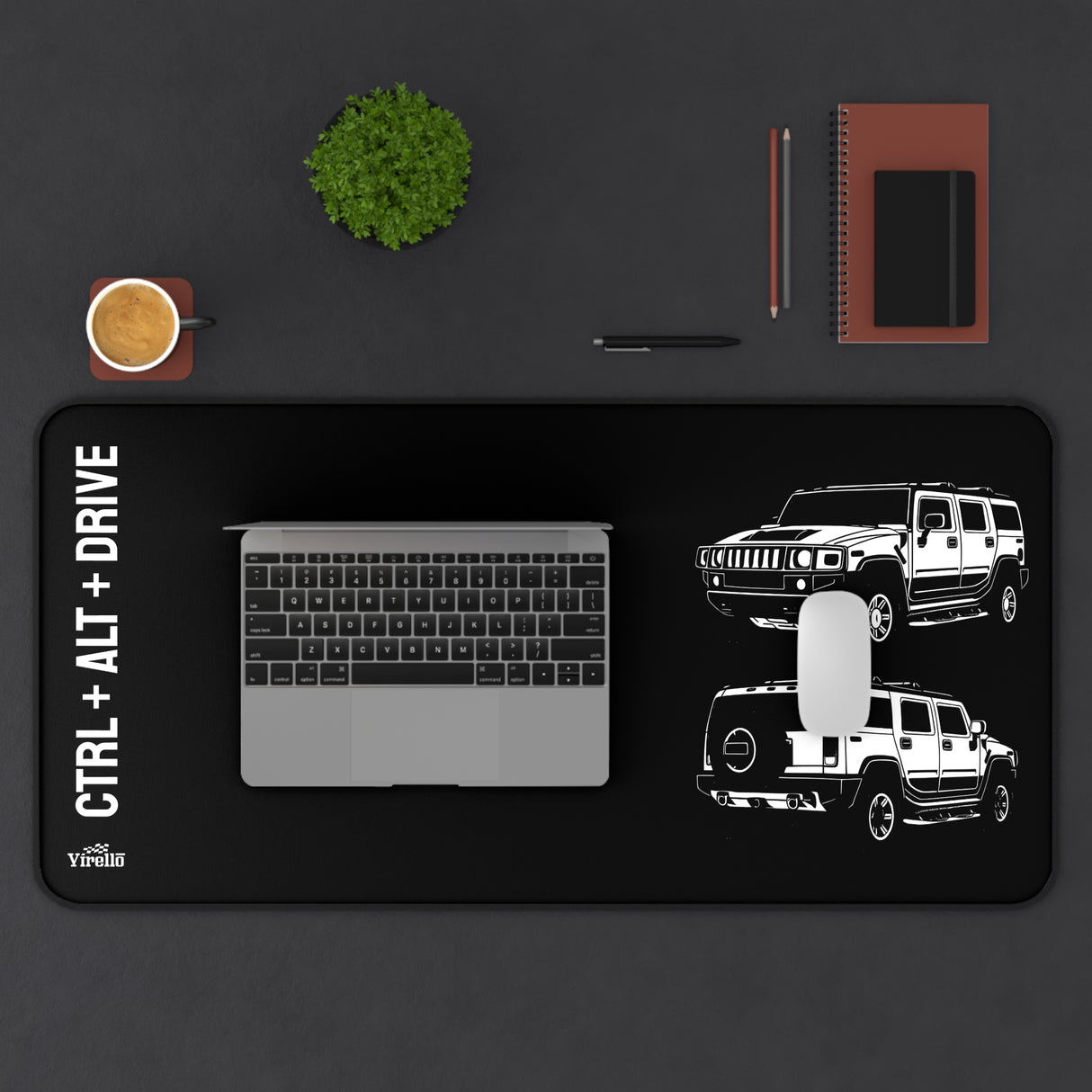 2003–2009 Hummer H2 Desk Mat