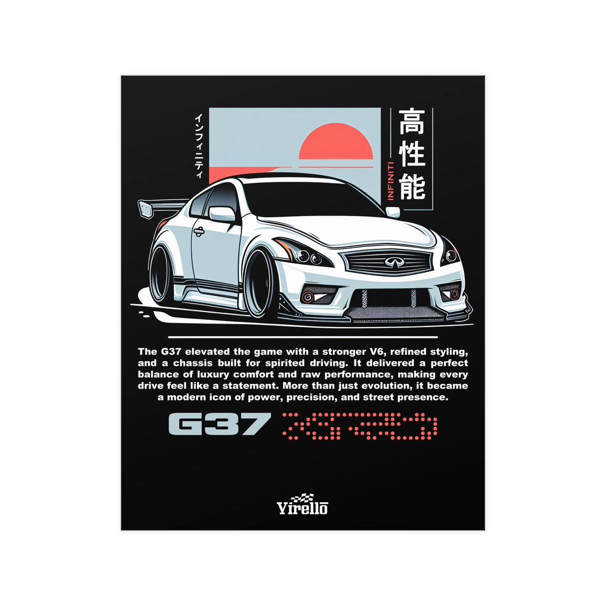 2008–2015 Infiniti G37 Poster