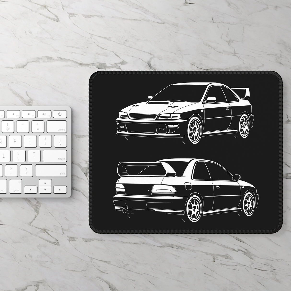 1998 Subaru STI 22B Mouse Pad