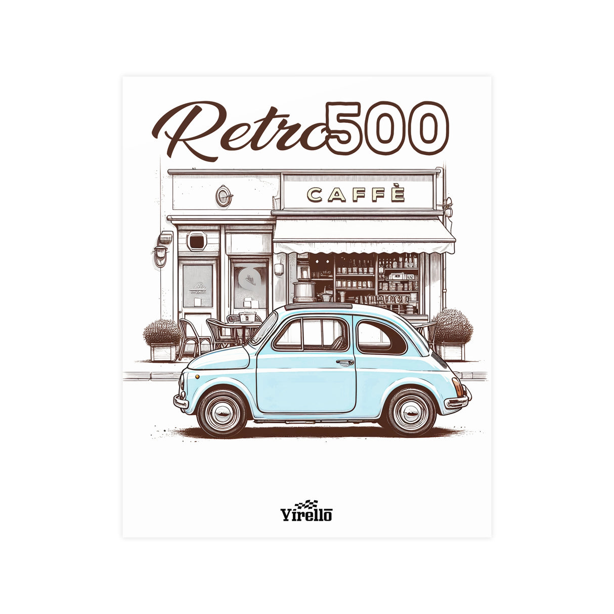 1957–1975 Fiat 500 Poster