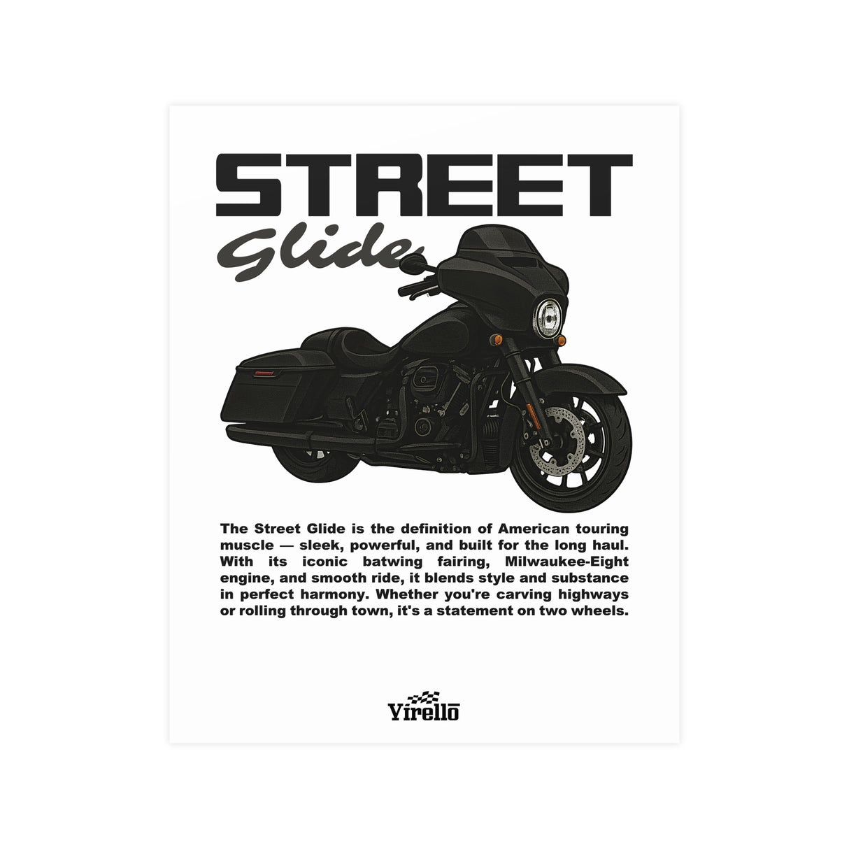 Harley Street Glide Poster