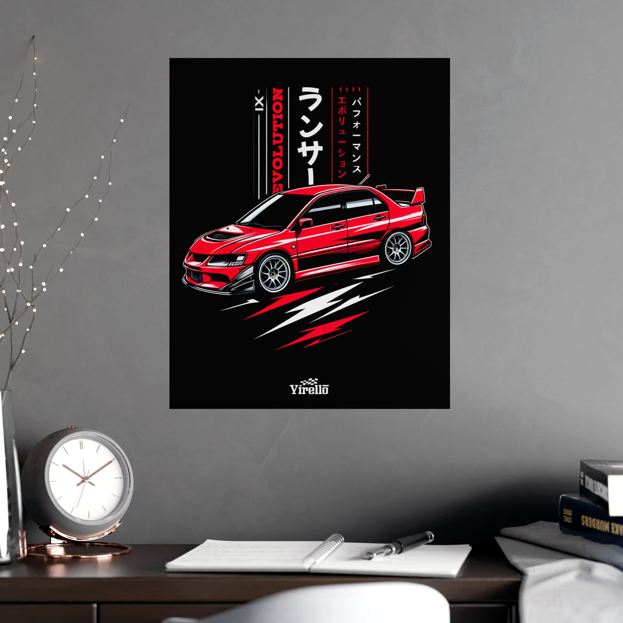 2005–2007 Mitsubishi Evolution IX MR Poster