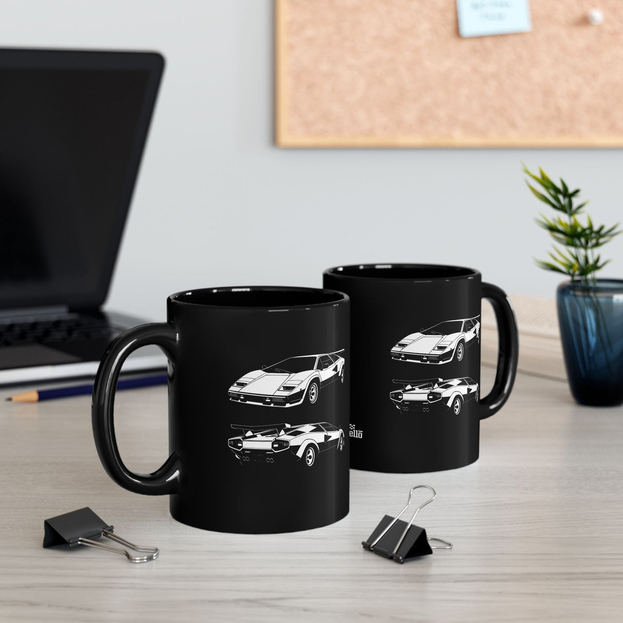 1974–1990 Lamborghini Countach Mug
