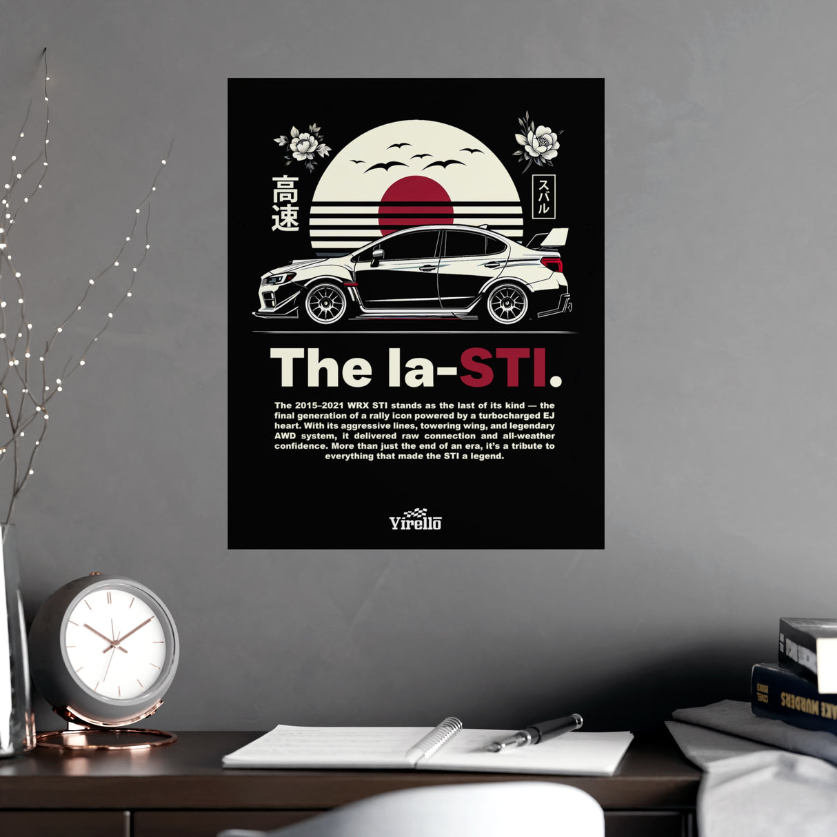 2015-2021 Subaru WRX STI (VA) Poster