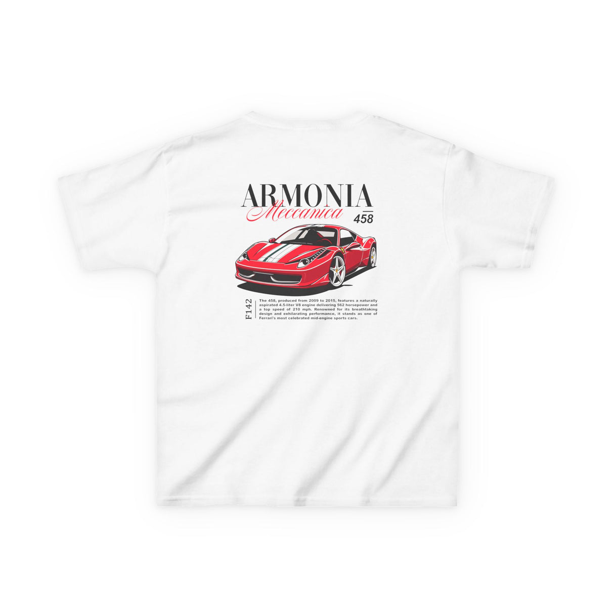 2009–2015 Ferrari 458 Italia Kids T-Shirt