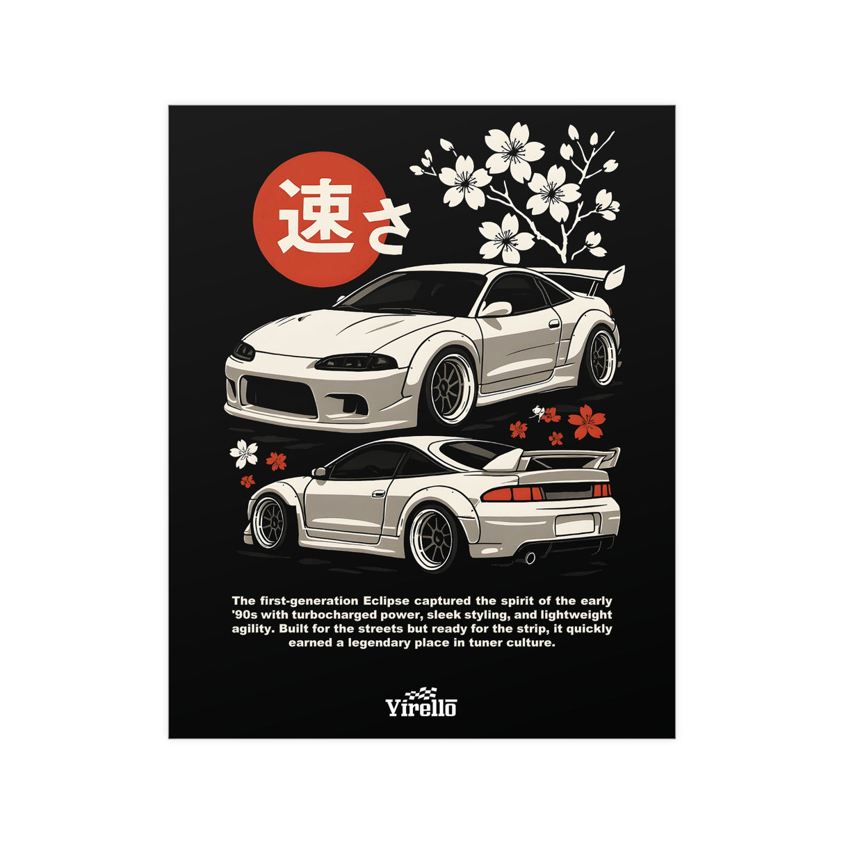 1995–1999 Mitsubishi Eclipse (2nd Gen) Poster