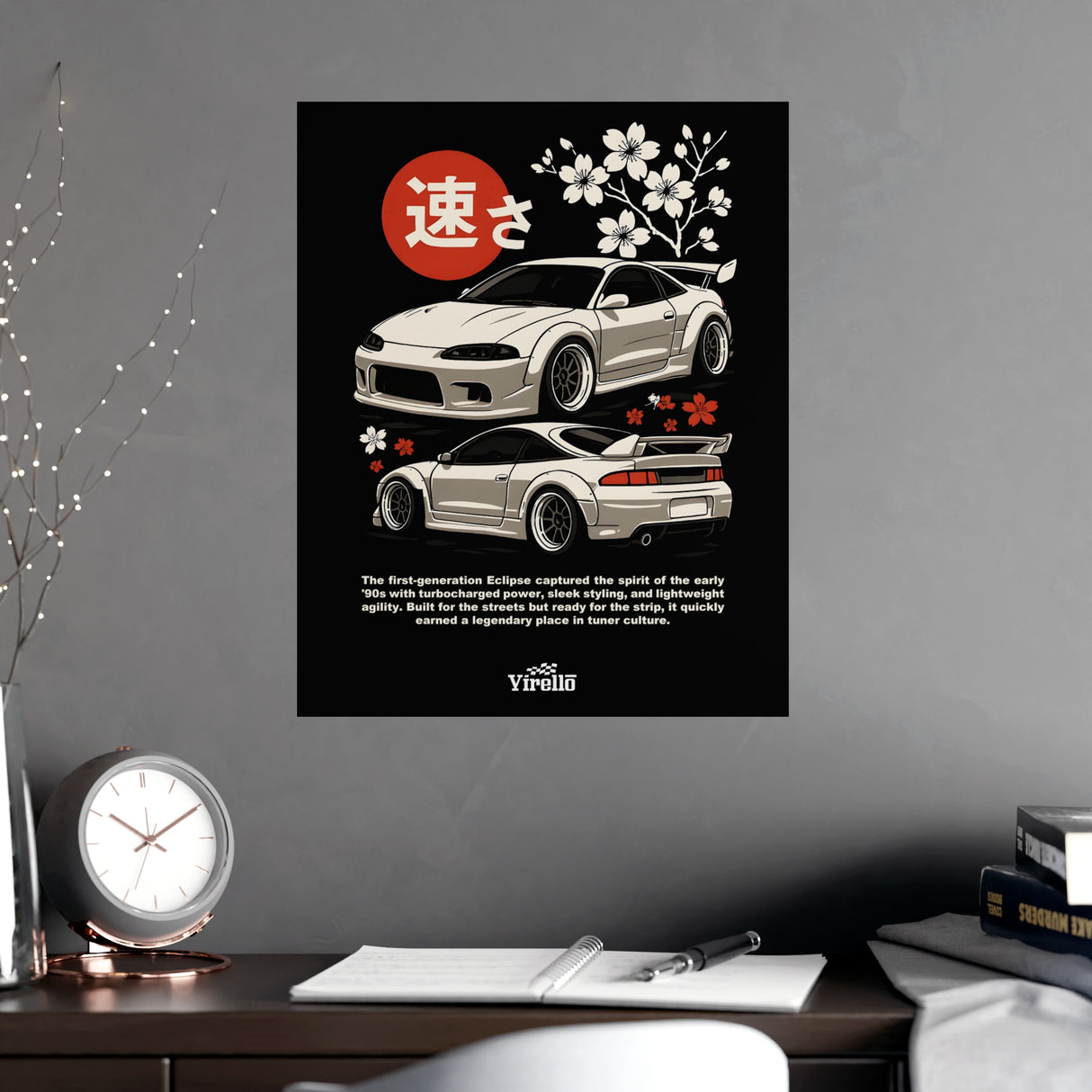 1995–1999 Mitsubishi Eclipse (2nd Gen) Poster