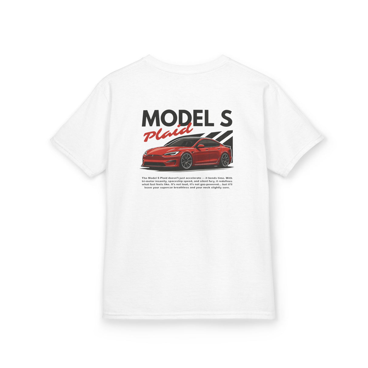 2021+ Tesla Model S Plaid Kids T-Shirt