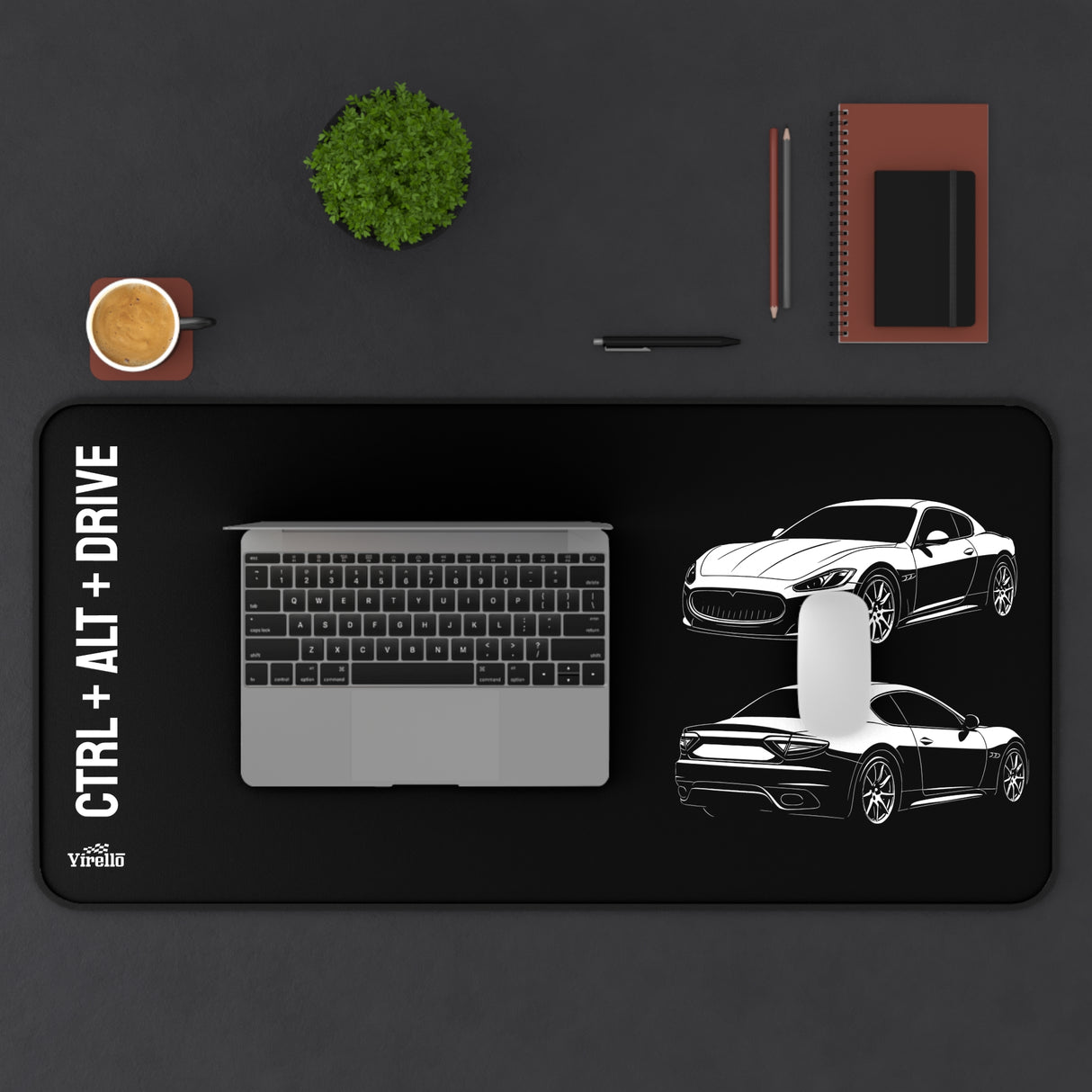 2008–2019 Maserati GranTurismo Desk Mat