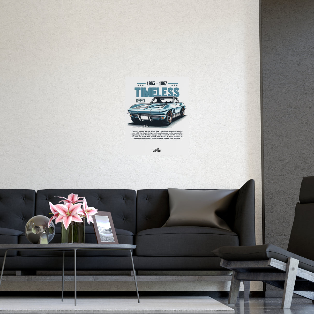 1963–1967 Chevrolet Corvette (C2) Poster