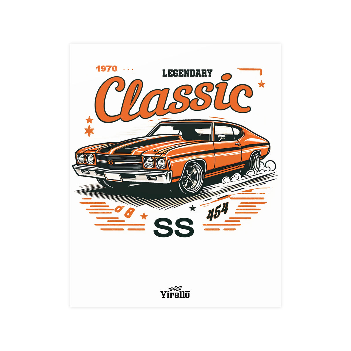 1968–1972 Chevrolet Chevelle SS Poster