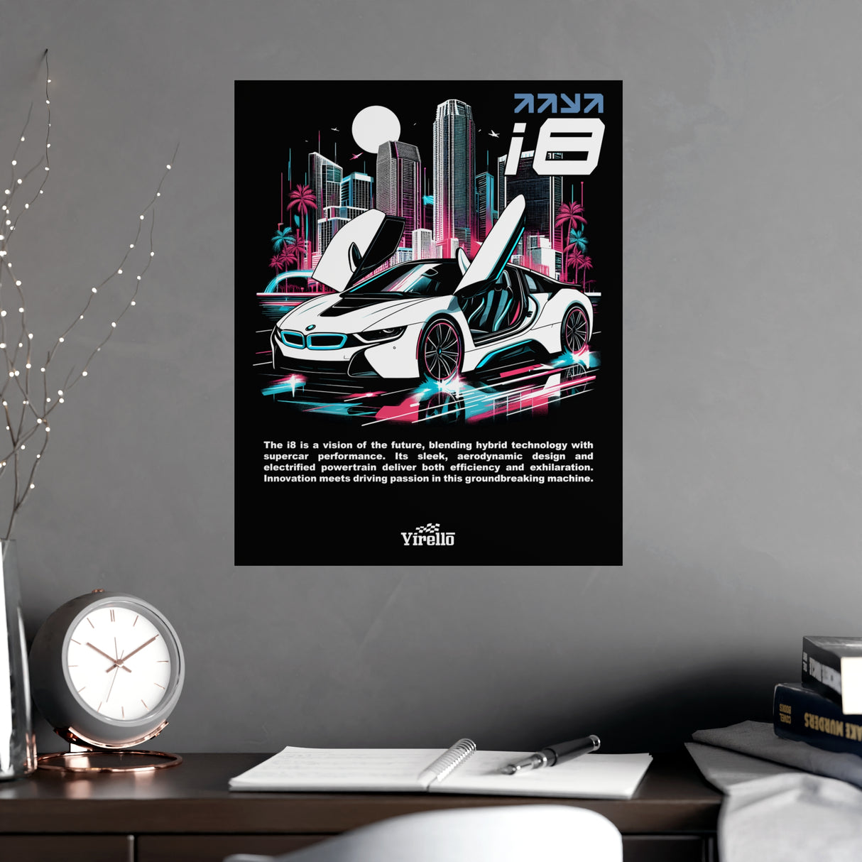BMW i8 Poster