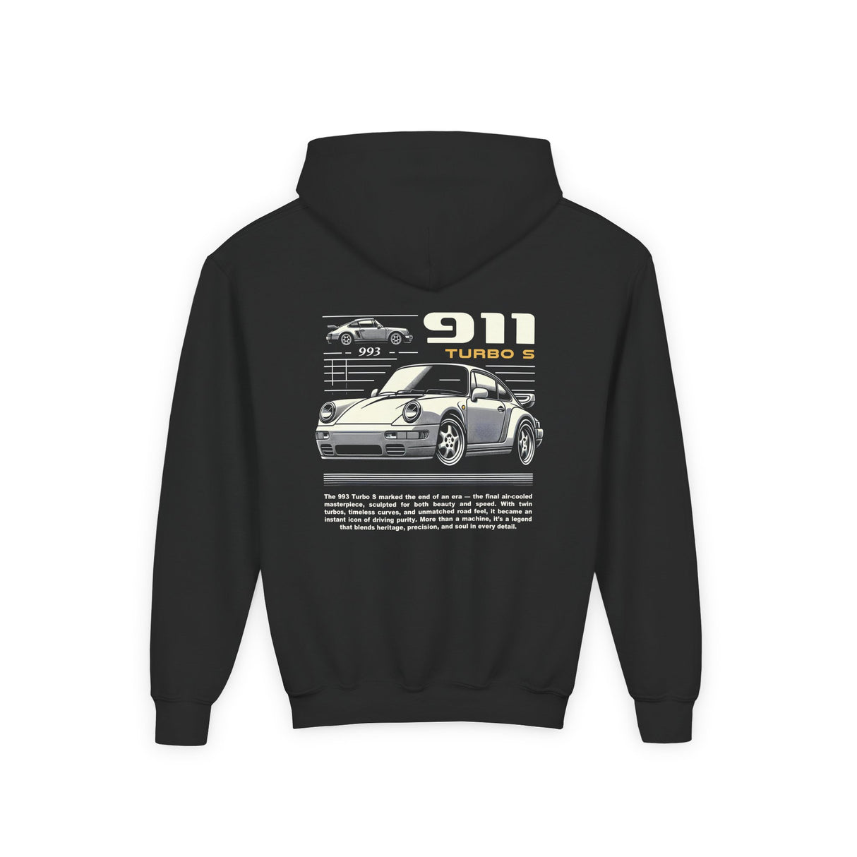 1995-1998 Porsche 911 Turbo S (993) Kids Hoodie