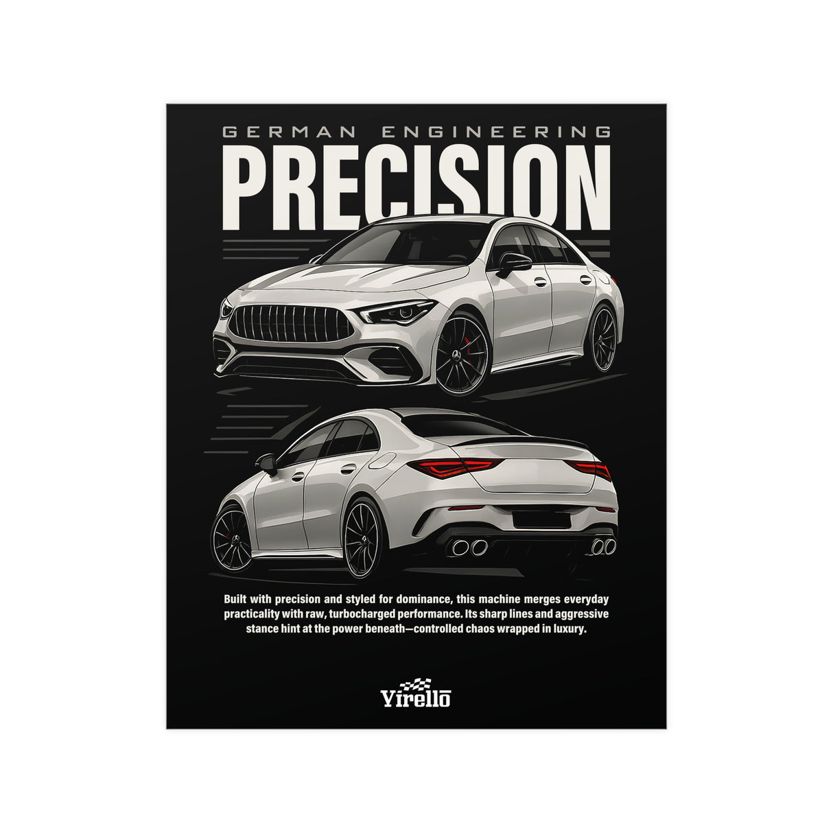 2020+ Mercedes-Benz CLA45 AMG (C118) Poster