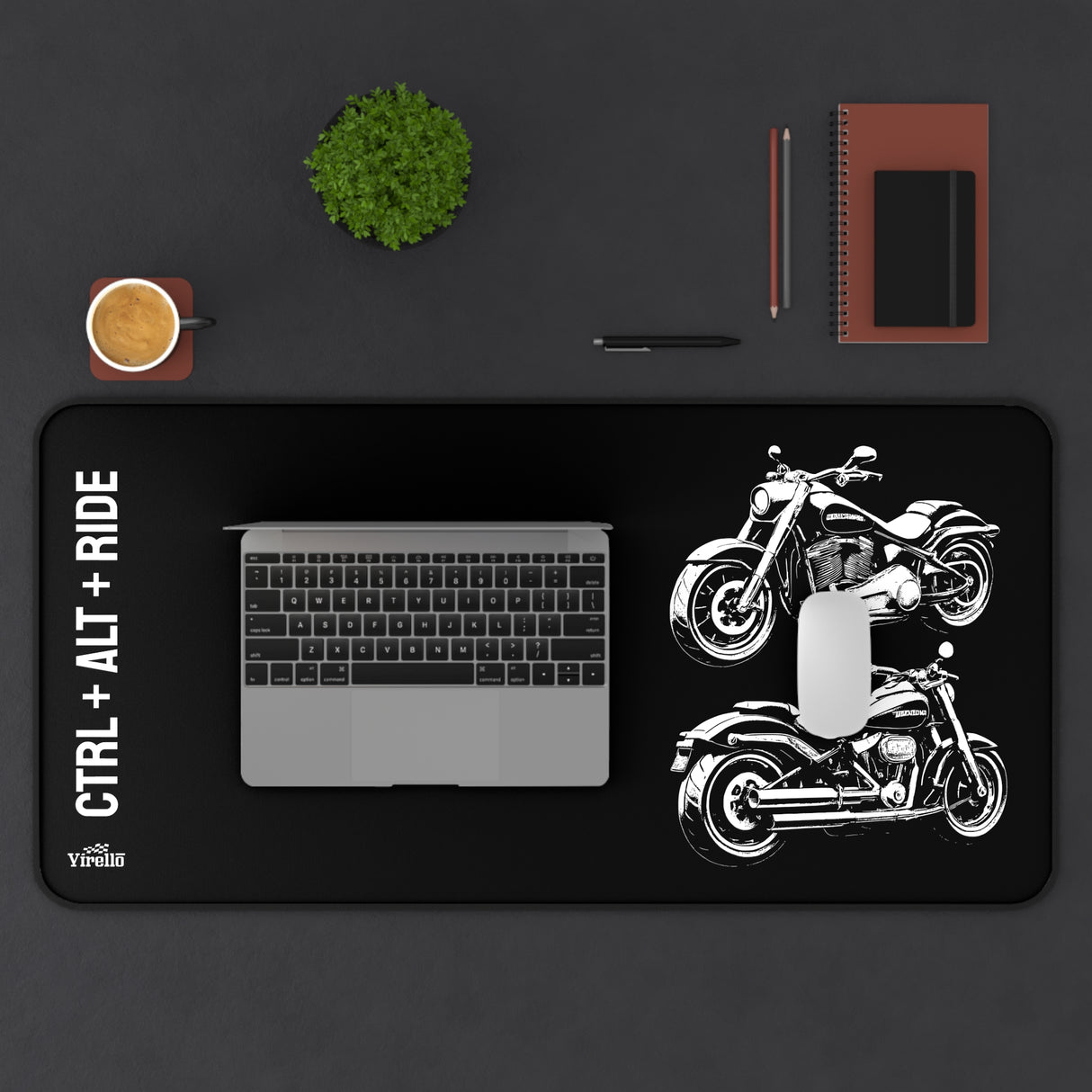 Harley Fat Boy Desk Mat