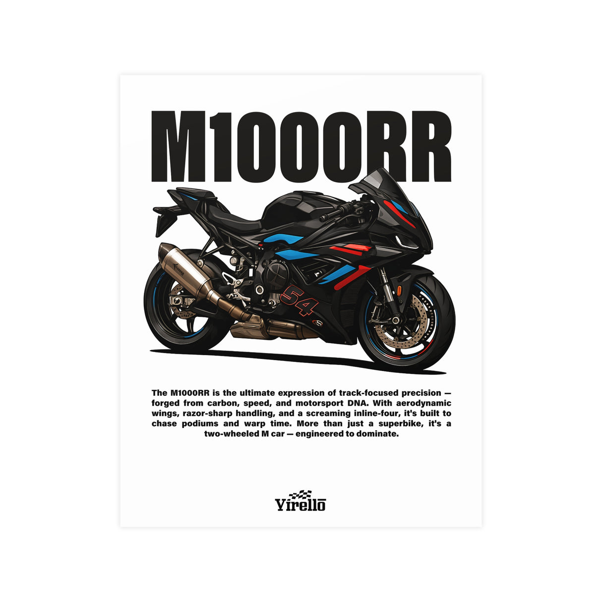 BMW M1000RR Poster