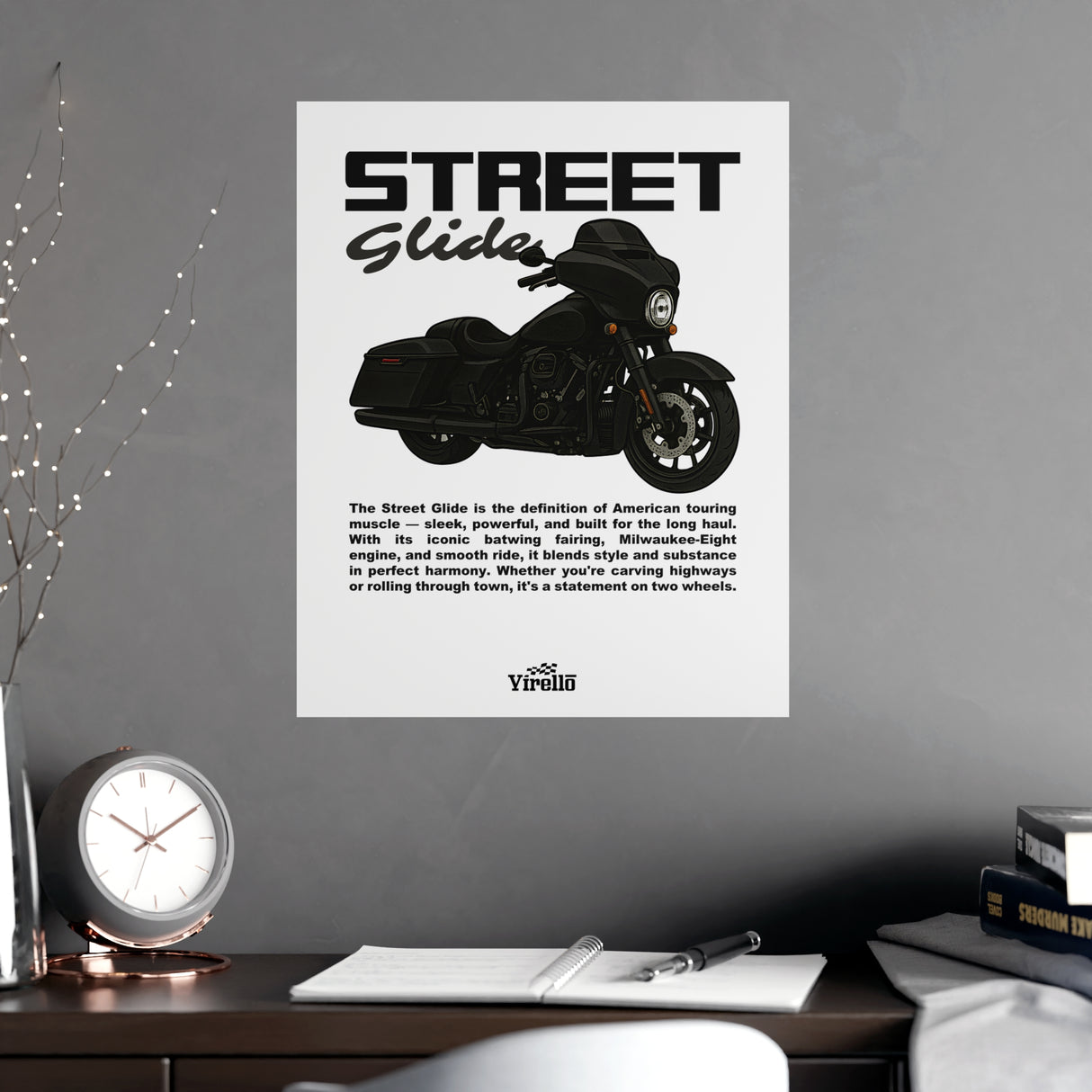 Harley Street Glide Poster