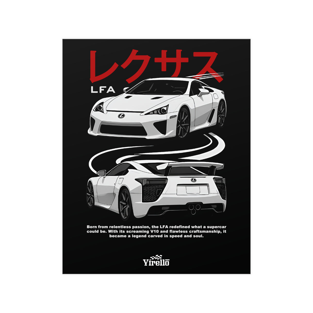 2010-2012 Lexus LFA Poster