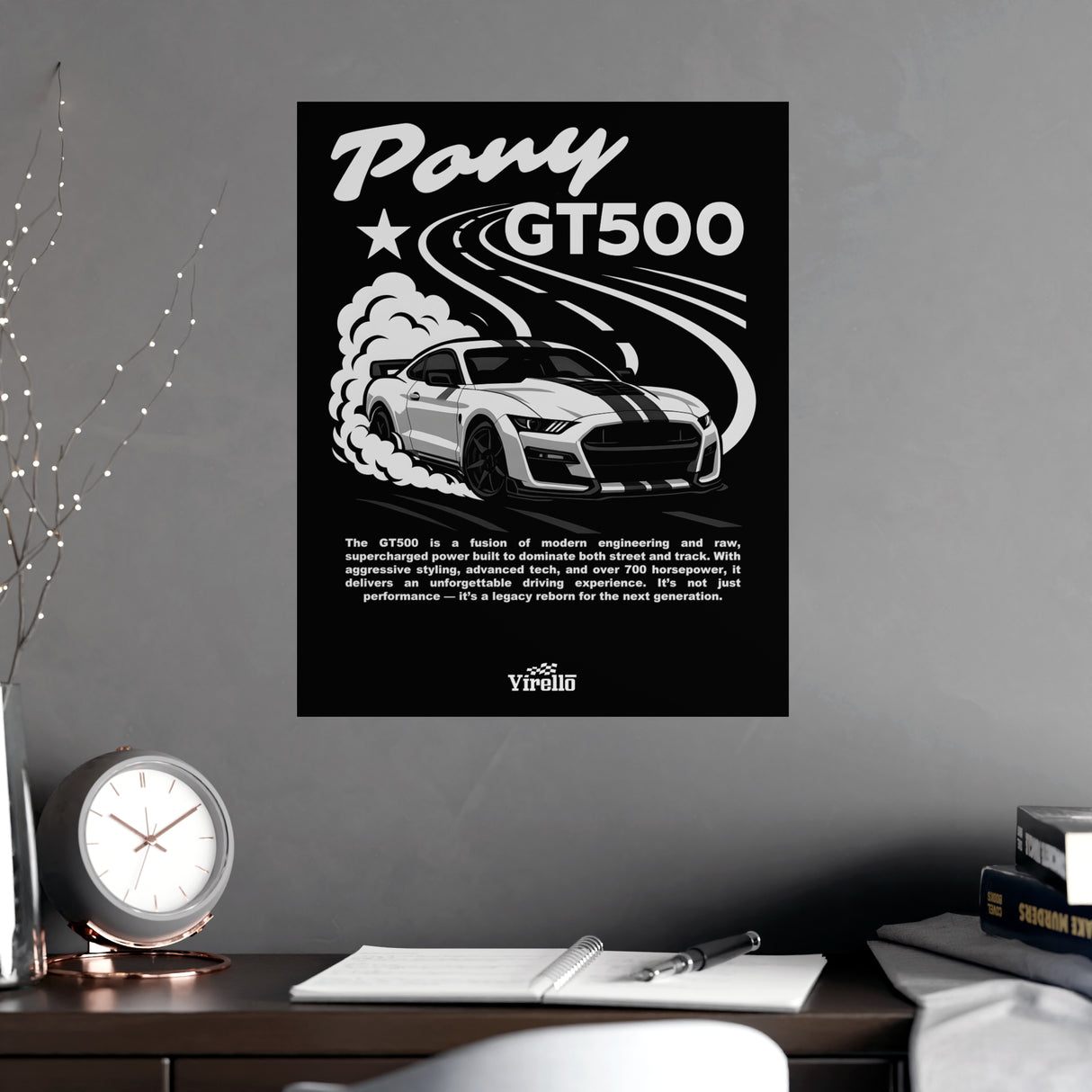 2015–2023 Ford Mustang (S550) Poster