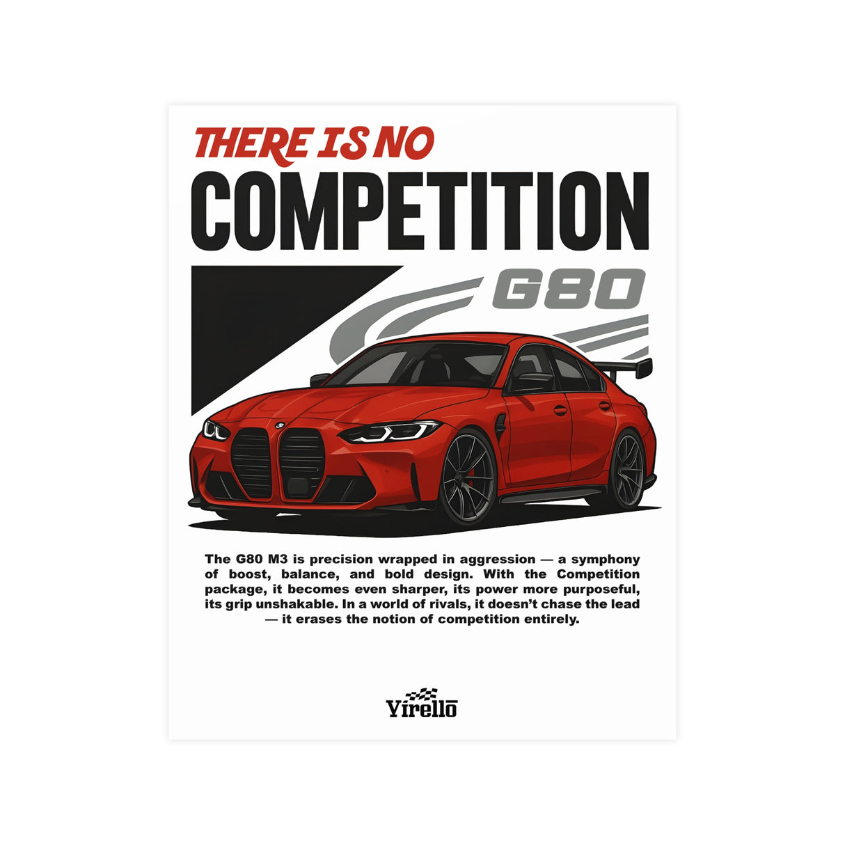 BMW M3 (G80) Poster