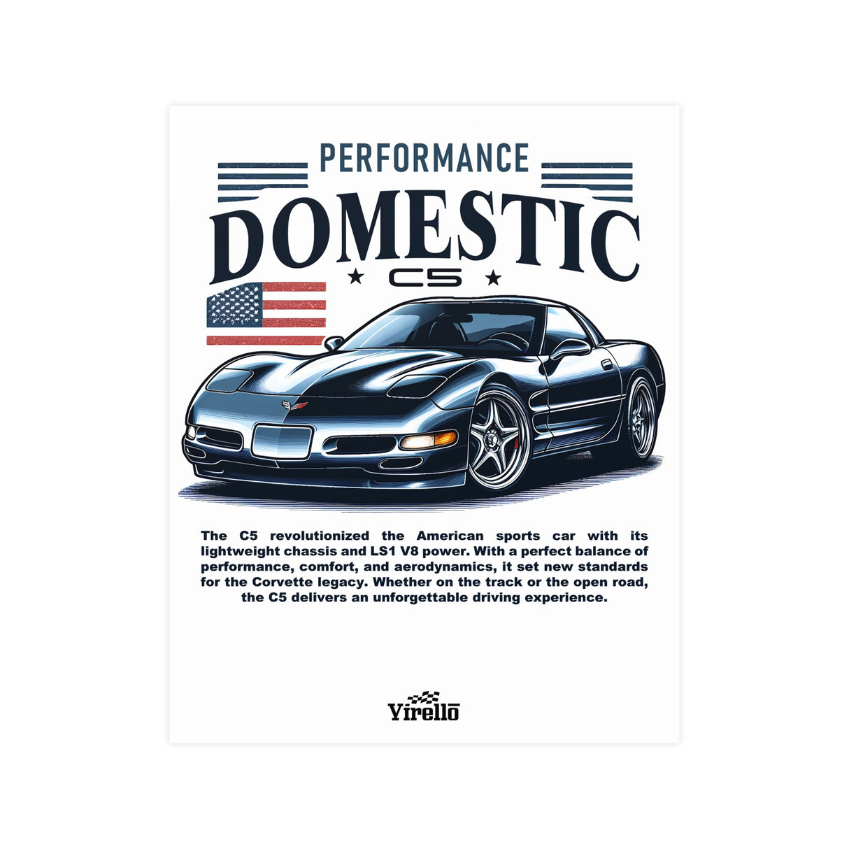 1997–2004 Chevrolet Corvette (C5) Poster