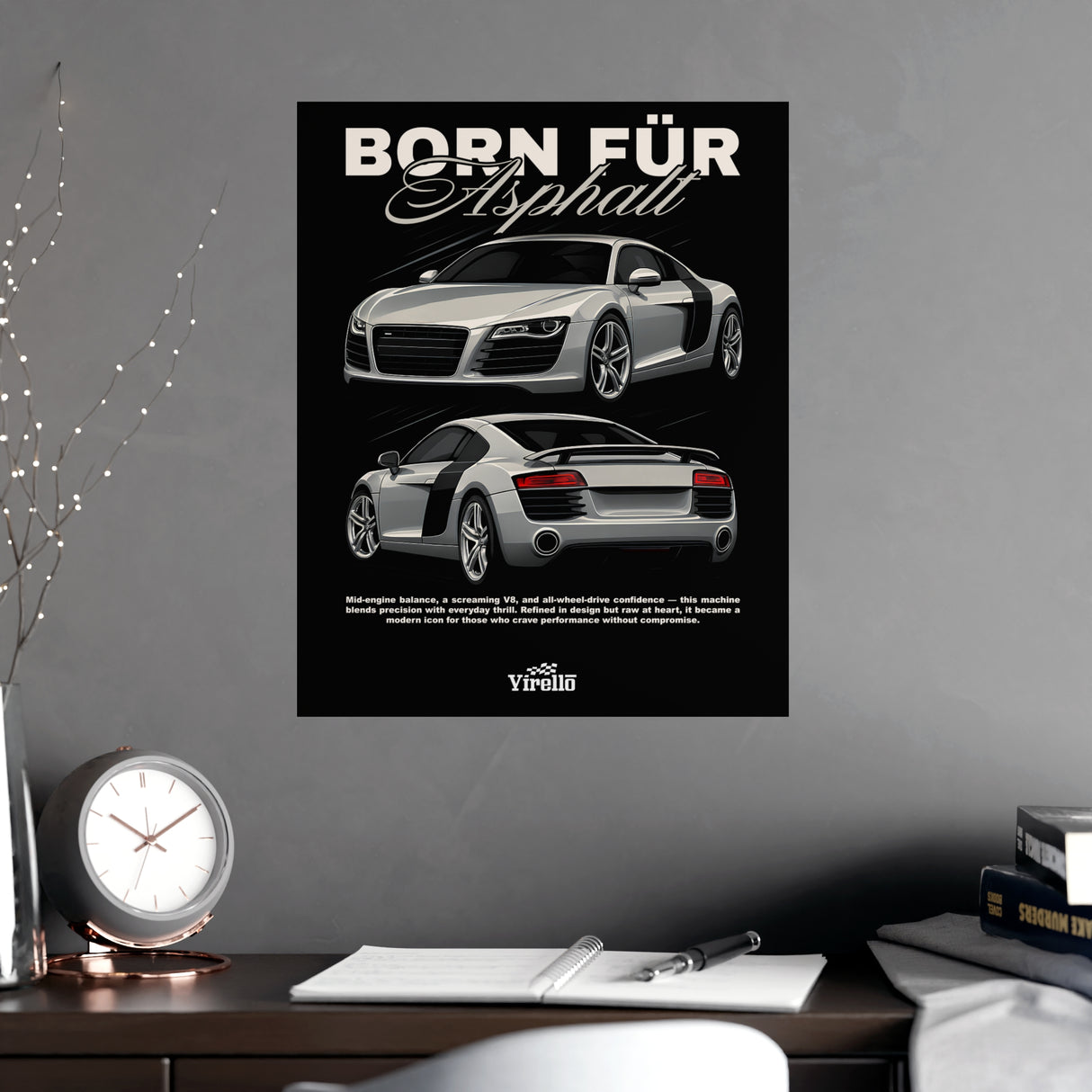 2006–2015 Audi R8 Poster