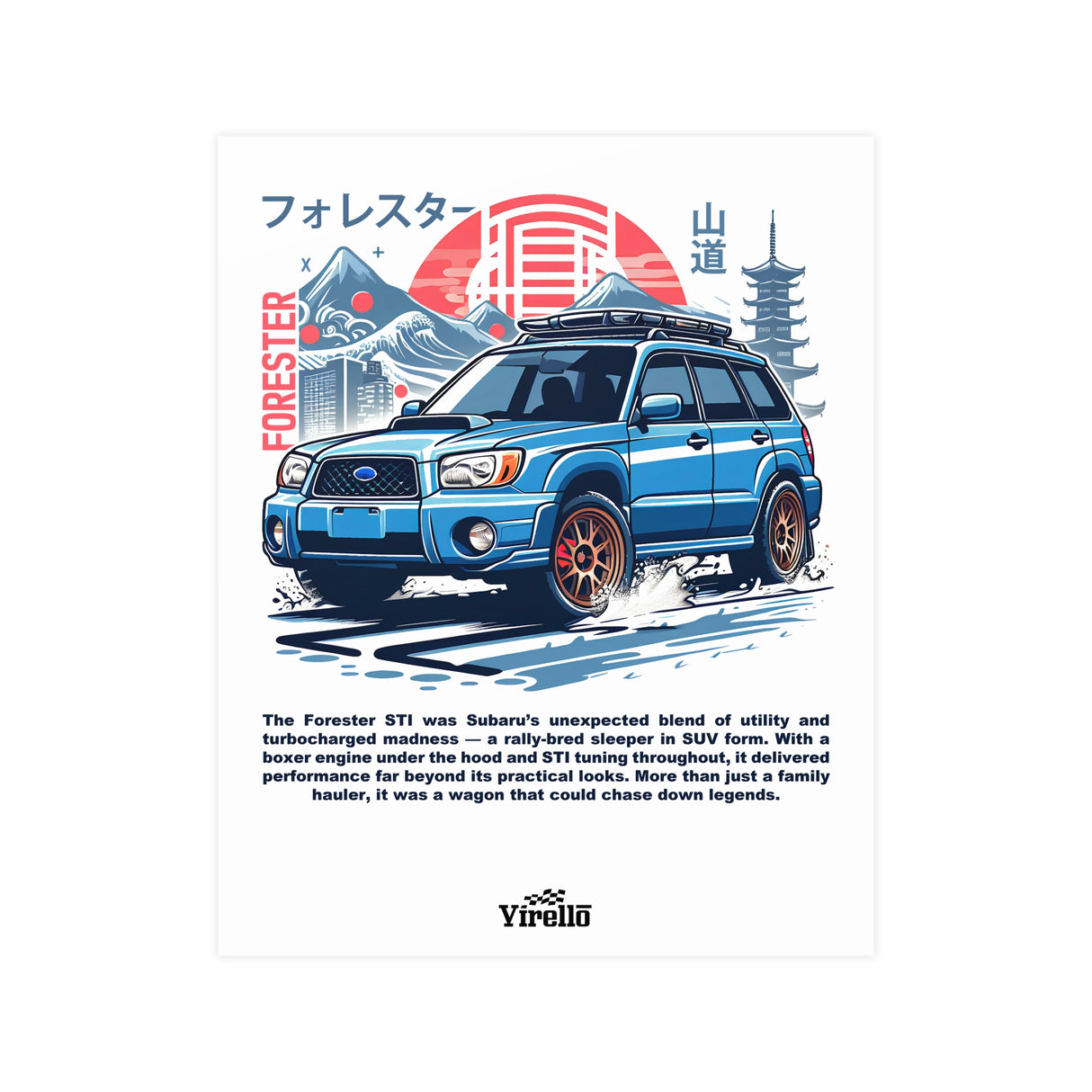 2004 Subaru Forester STI Poster