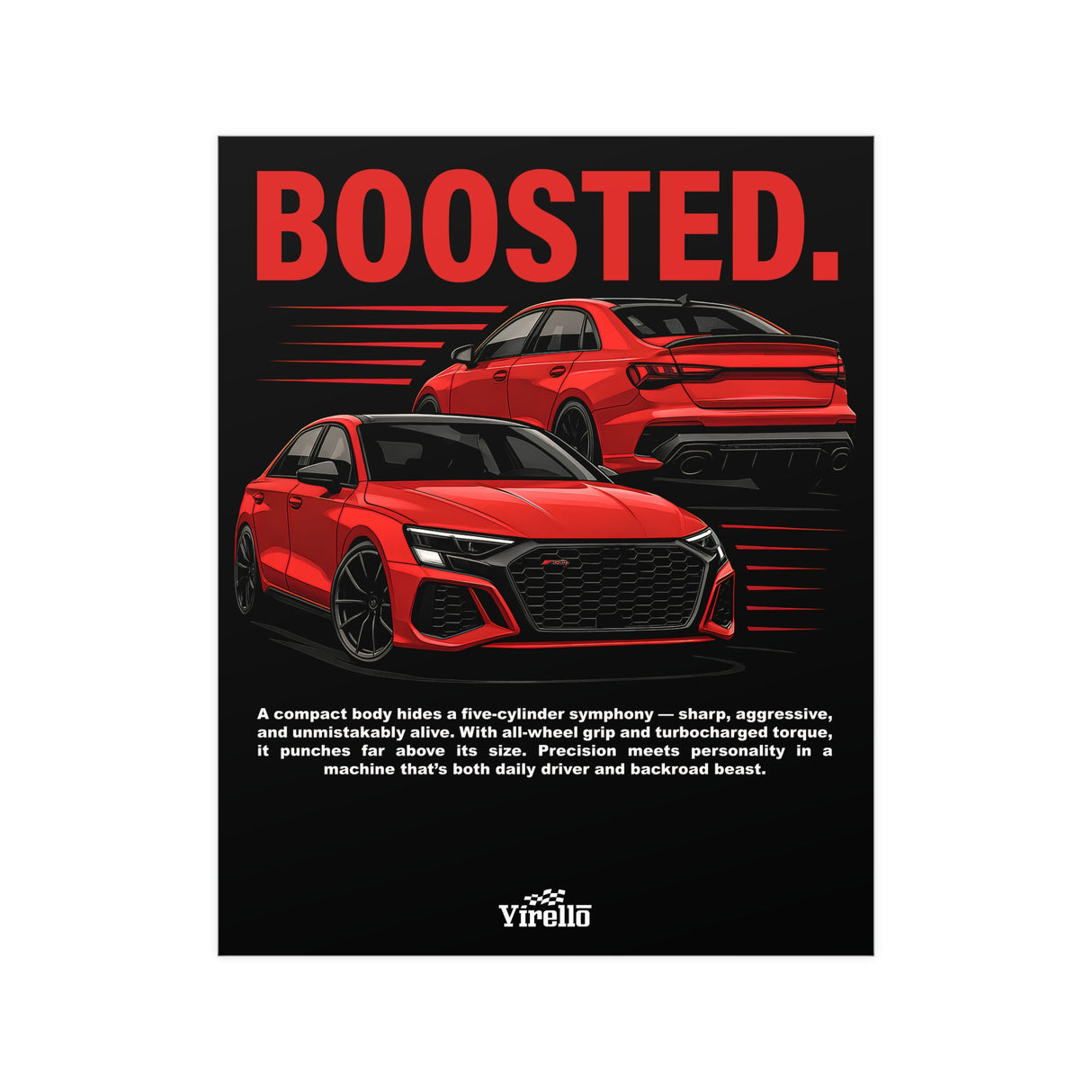 Audi RS3 Poster