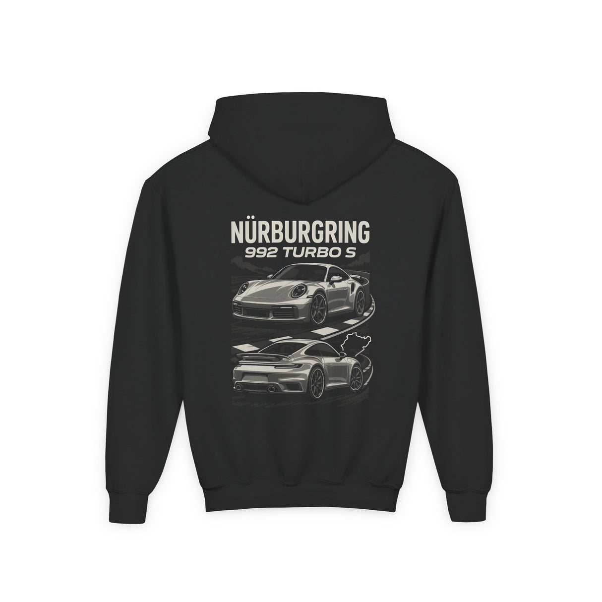 2020+ Porsche 911 Turbo S (992) Kids Hoodie