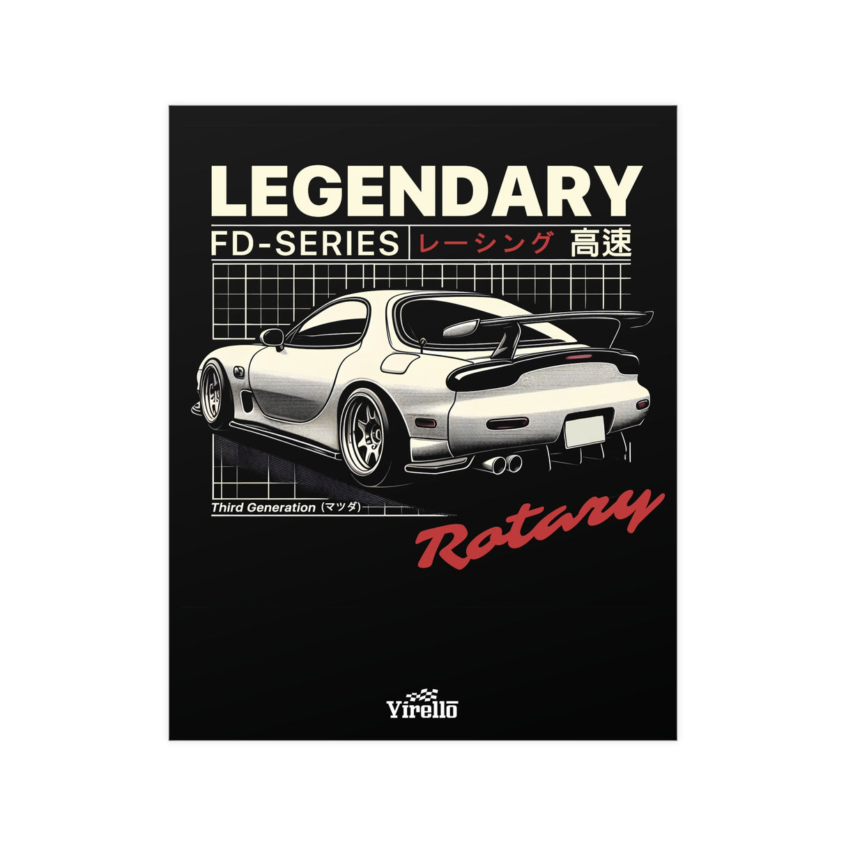 1992-2002 Mazda RX-7 (FD) Poster