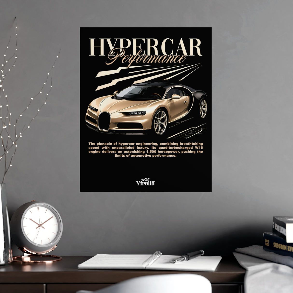 Bugatti Chiron Poster