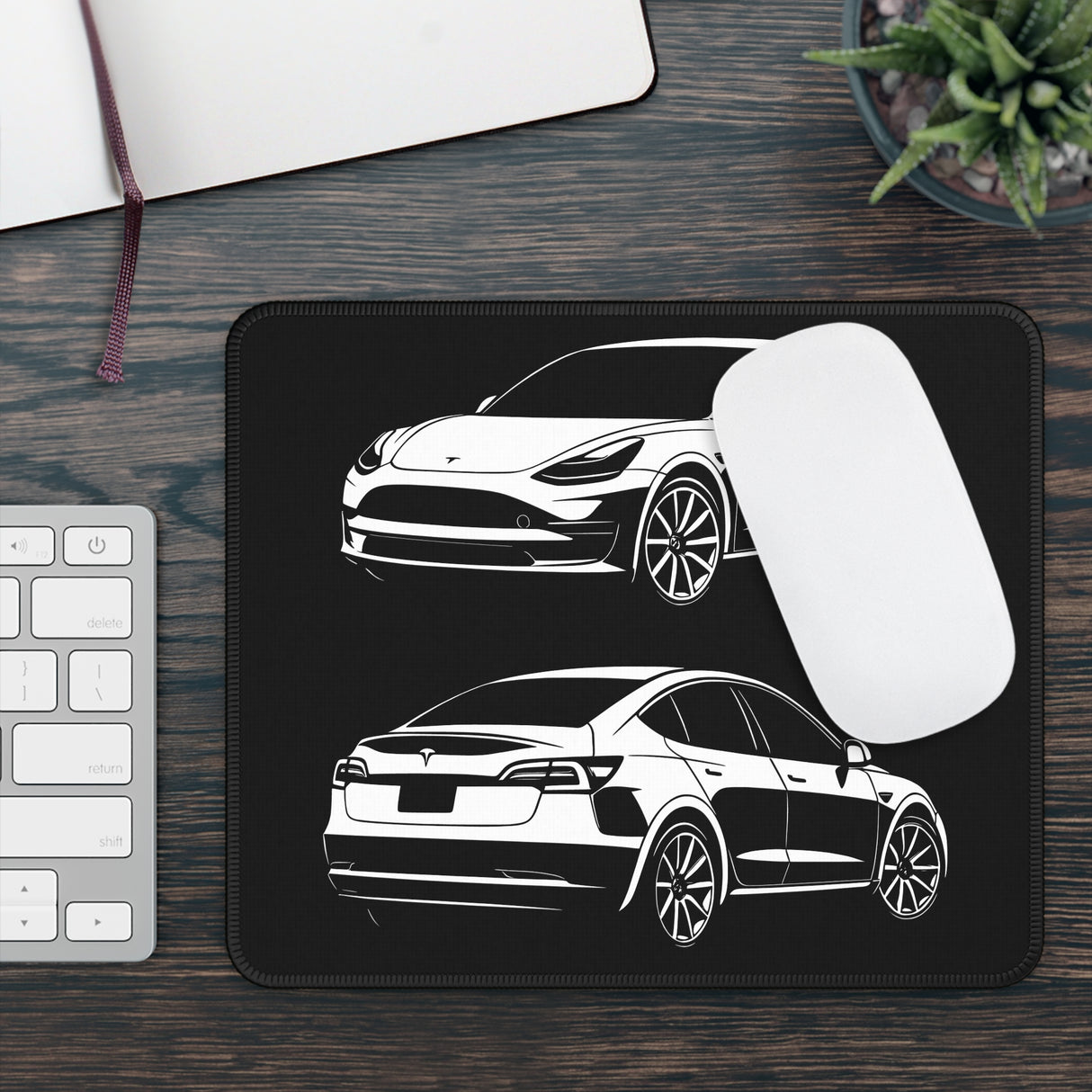 2017+ Tesla Model 3 Mouse Pad