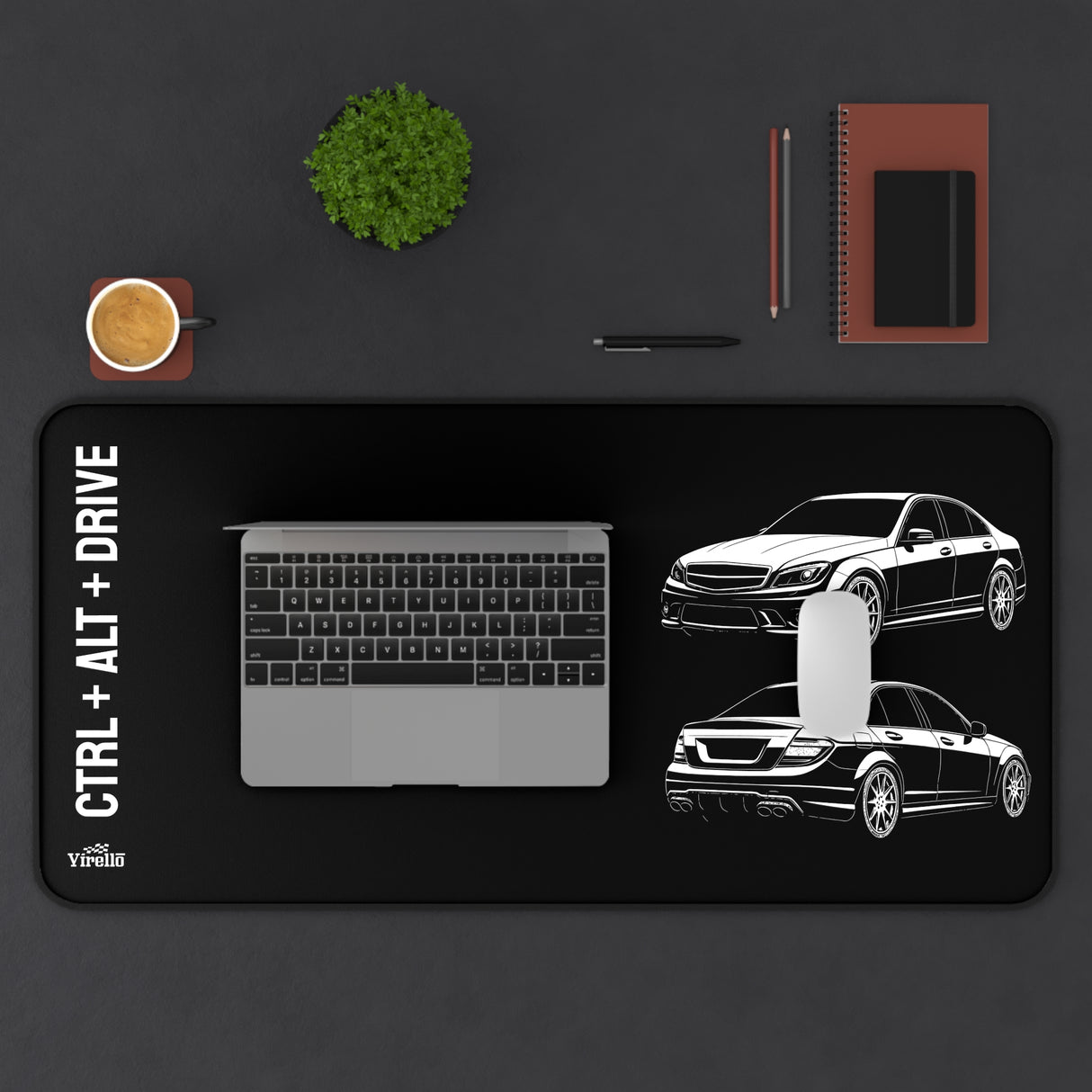 2008–2015 Mercedes-Benz C63 AMG (W204) Desk Mat