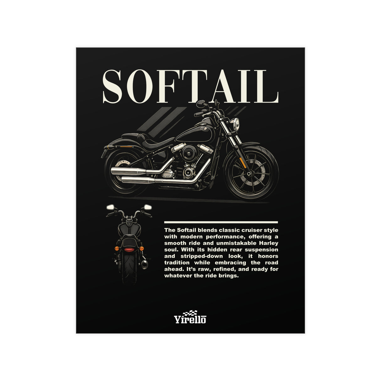 Harley Softail Poster
