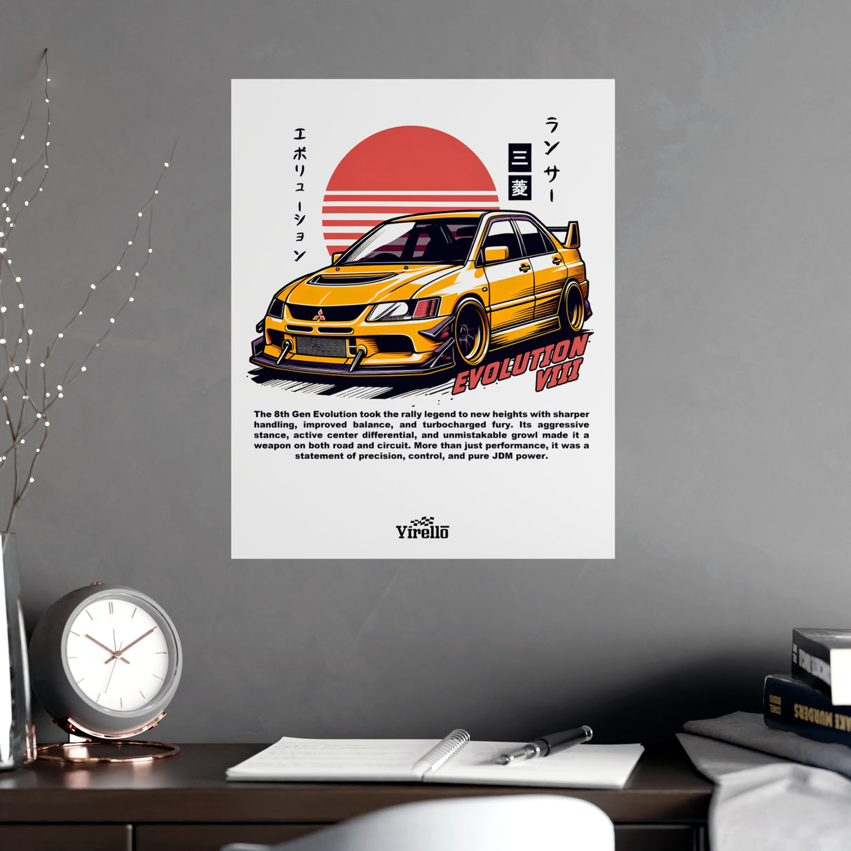 2003–2004 Mitsubishi Evolution VIII Poster